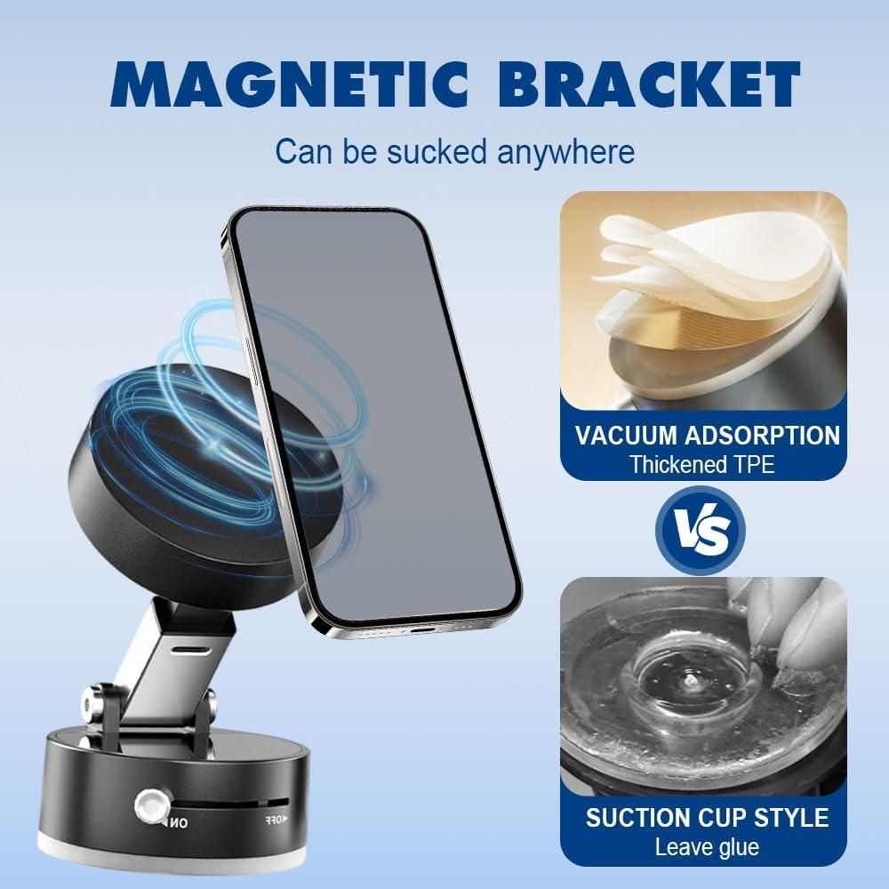 Desi Depot Vacuum Magnetic Suction Phone Holder