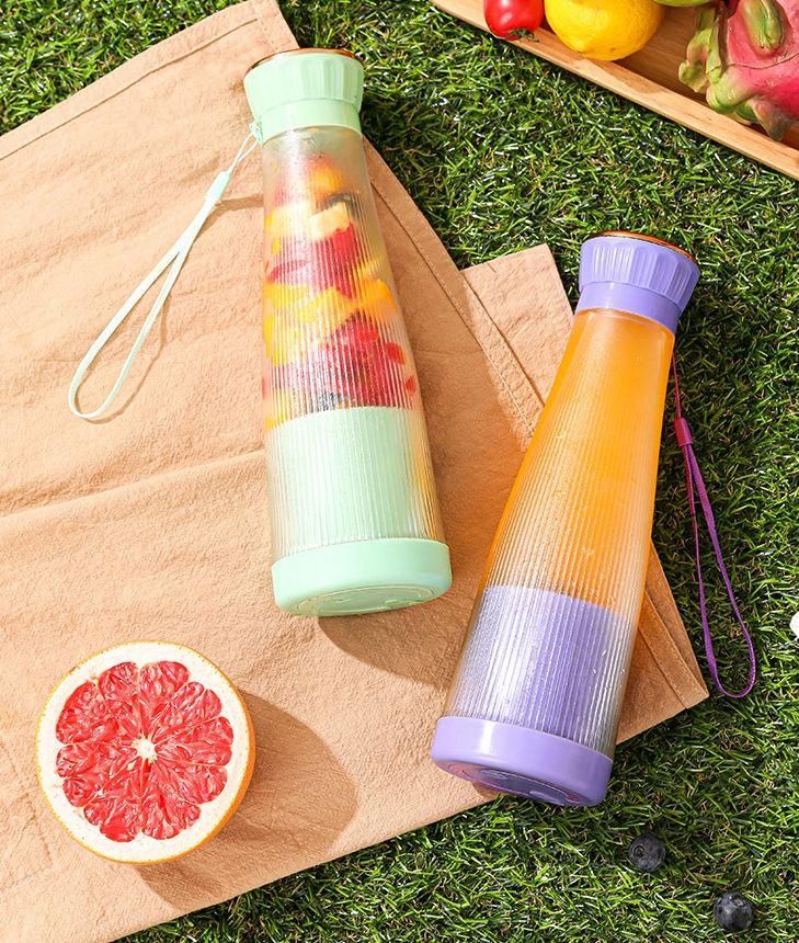 Desi Depot Portable Home Electric 6-Blade Juicer with USB Charging